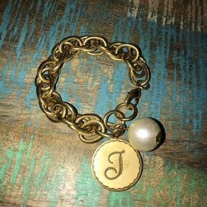 John Wind “T” initial bracelet